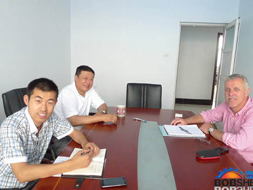 荷蘭客戶(hù)對(duì)宏興公司進(jìn)行訪問(wèn)